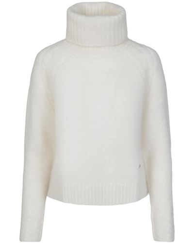 tirillm "ma" Mohair Jumper With Great Details - White