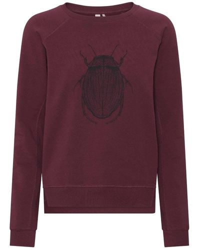 GROBUND The Organic Sweatshirt Martha Beetle - Purple