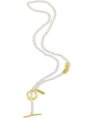 Arvino Keshi Pearl Beaded Necklace Vermeil - Metallic