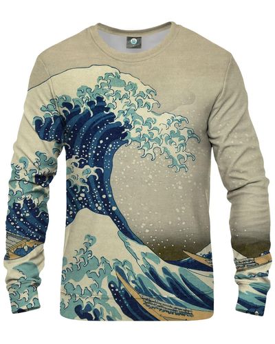 Aloha From Deer Kanagawa Wave Sweatshirt - Multicolor
