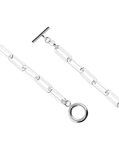 Ware Collective Maxi Staple Chain Necklace - White