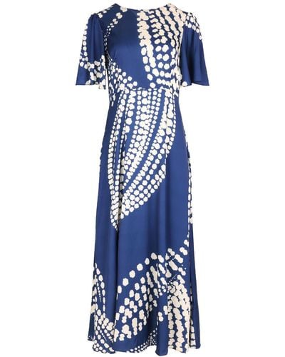 Traffic People The Odes Rene Dress In - Blue