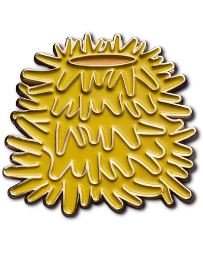 Make Heads Turn Enamel Pin Tree Cake - Yellow