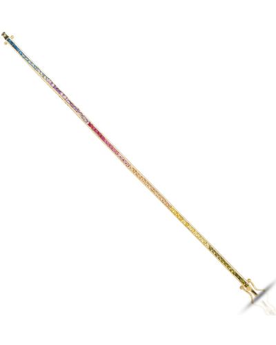 Ep Designs Mia Colorful Tennis Bracelet - Metallic
