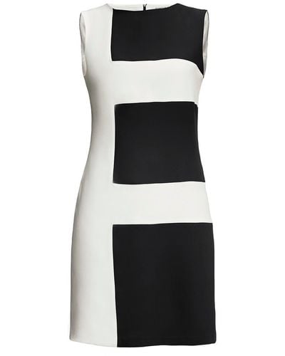 Rumour London Marie Striped Silk Dress - Black