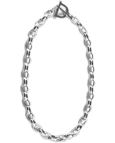Lovard Medium Toggle Chain Necklace - Metallic