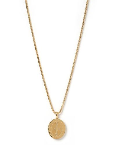 ARMS OF EVE Tyde Gold Charm Necklace - Metallic