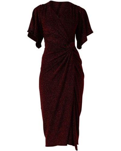 SACHA DRAKE The Emporium Dress In Ruby - Red