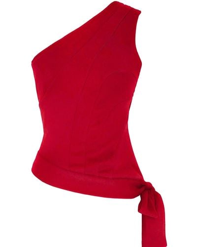 Emma Wallace Dione Top - Red