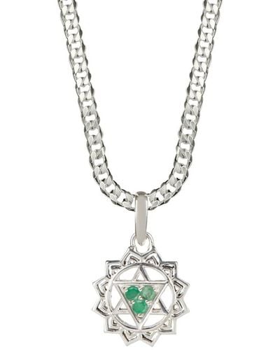 Charlotte's Web Jewellery Heart Chakra Necklace - Metallic