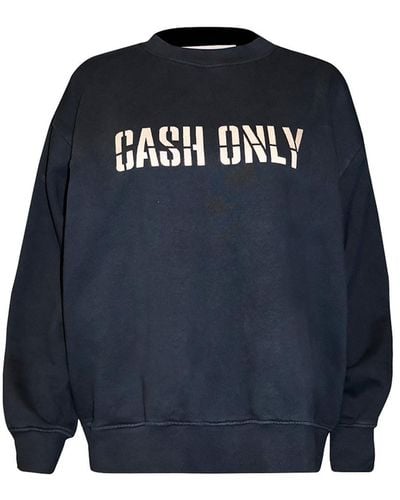 Love and Nostalgia Andy Sweater Cash Only - Blue