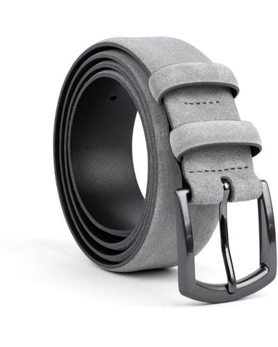 Dalgado Handmade Leather Belt Umberto - Grey