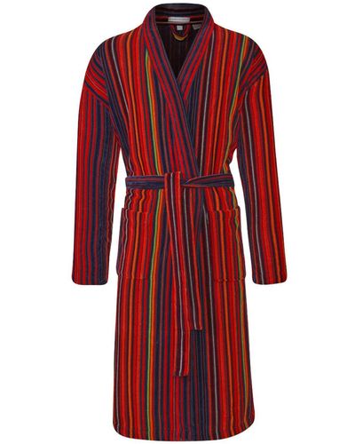 Bown of London Men's Dressing Gown Regent Multicolour - Red