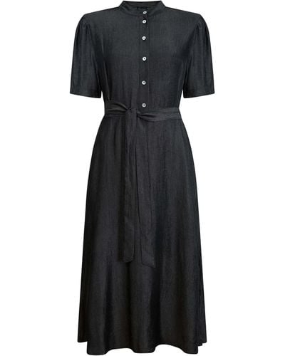 James Lakeland Short Sleeve Day Dress - Black