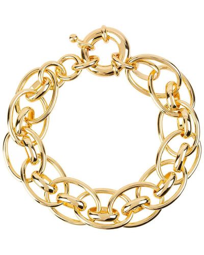 Amadeus Lola Thick Chain Links Bracelet - Metallic