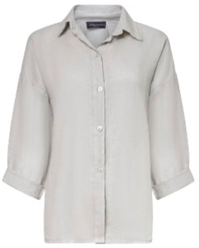James Lakeland Neutrals Linen Shirt - Grey