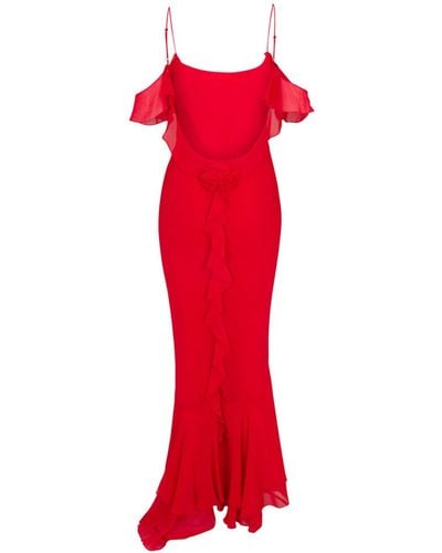 DELFI Collective Lou Long Dress - Red
