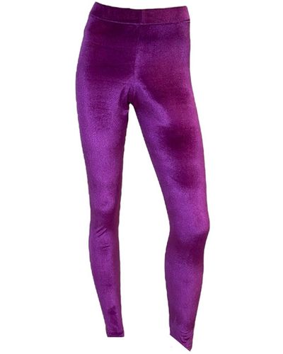 Julia Clancey snuggle leggings Plum - Purple