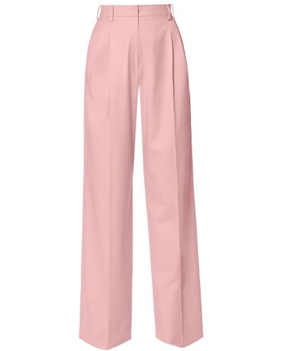 AGGI Gwen Rosewater High Waisted Wide Trousers - Pink