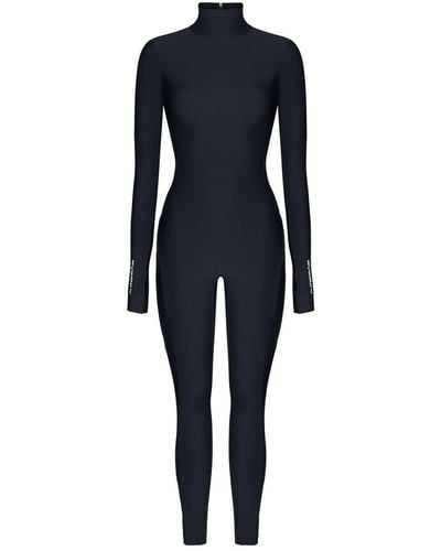Monosuit Monoskin Jumpsuit With Trousers Total Termo - Black