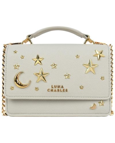 Luna Charles Nova Star Studded Handbag - Metallic