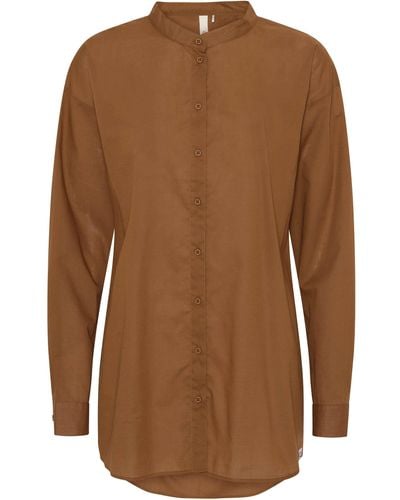 GROBUND The Liva Shirt - Brown