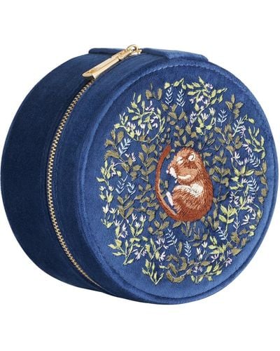 Fable England Fable Chloe Dormouse Jewelry Box Navy - Blue