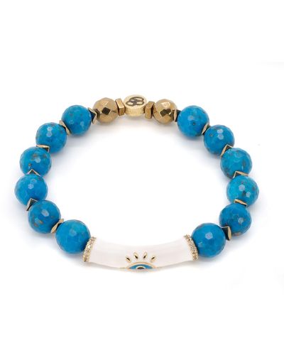 Ebru Jewelry Turquoise Inner Calm Bracelet - Blue