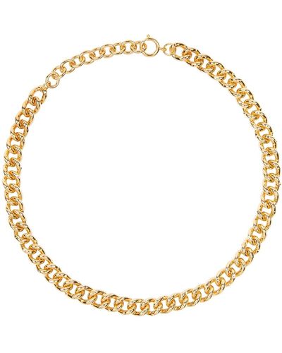 Amadeus Gia Thick Chain Necklace - Metallic