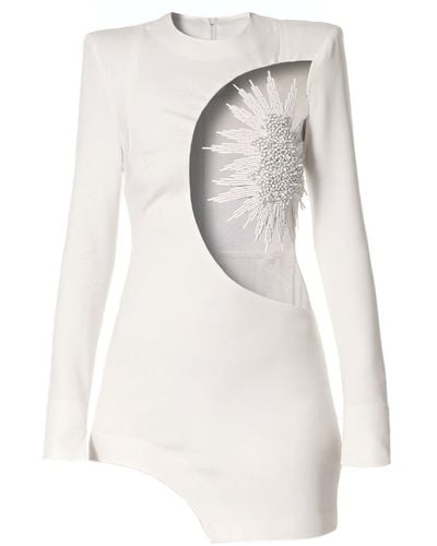 AGGI Rebel Ecru Dress - White