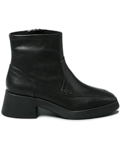 Rag & Co Viviana Ankle Boots With Zipper In in Black | Lyst