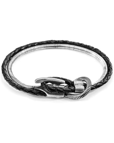 Anchor and Crew Padstow Mooring Silver Chain Bracelet - Metallic
