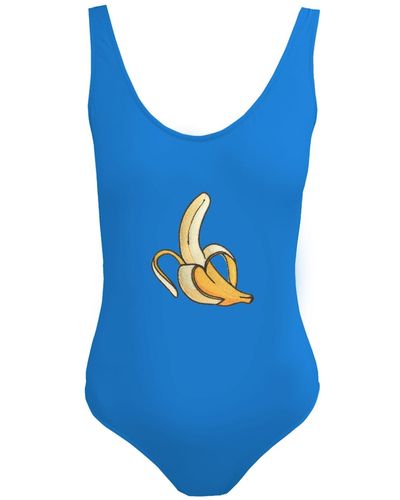 My Pair Of Jeans Banana One-piece Swimsuit - Blue