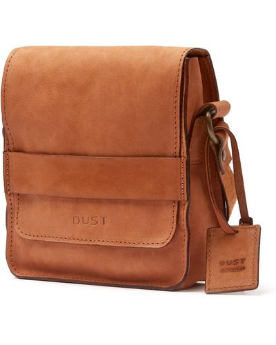THE DUST COMPANY Leather Messenger Heritage Camden Collection - Brown
