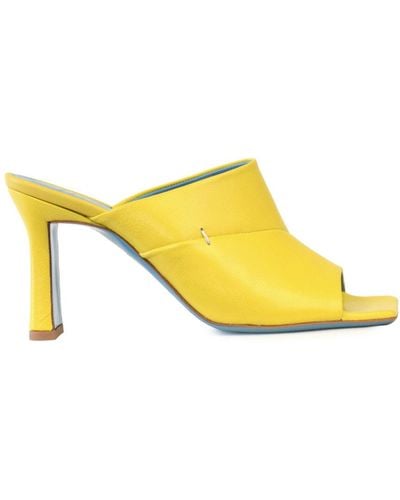 Valentina Rangoni Lynet Slide In Sole Parmasoft - Yellow