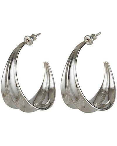 Rachel Entwistle Athena Hoop Earrings - Metallic
