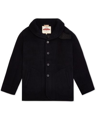 Burrows and Hare Shawl Collar Jacket - Blue