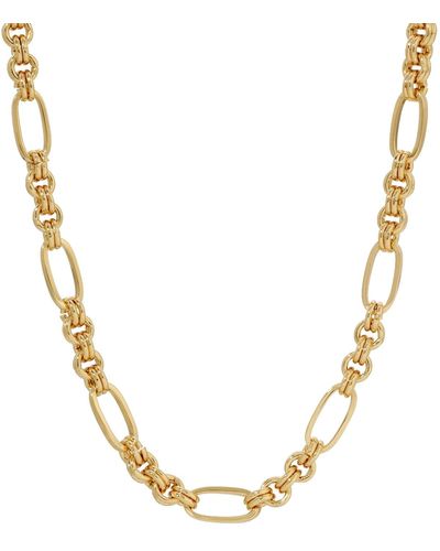 Leeada Jewelry Janie Chain Necklace - Metallic