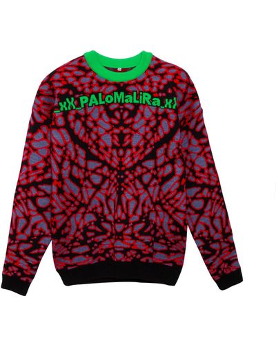 Paloma Lira Web Armor Sweater - Red
