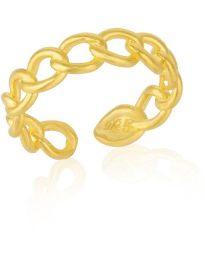 Sterling Silver Snake Chain Knot Bracelet - Gold by Spero London