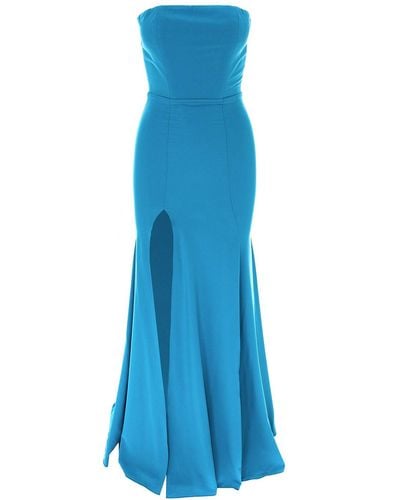 ROSERRY Cannes Maxi Dress In Turquoise - Blue