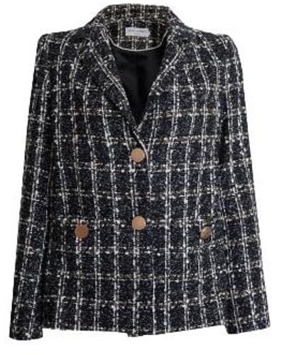 James Lakeland Pocket Detail Tweed Jacket - Black