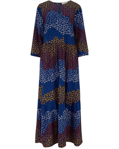 Sugarhill Sofia Jersey Midi Dress Blue