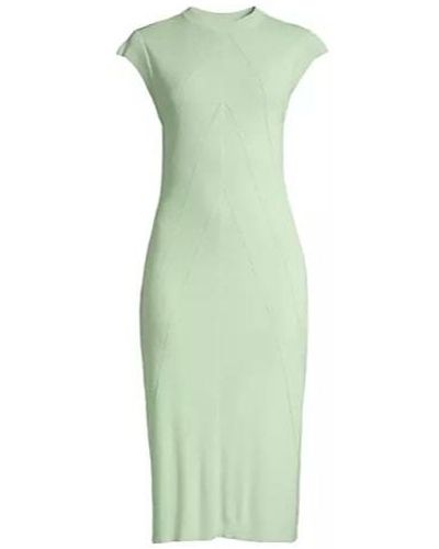 Undra Celeste New York Light Knit Midi Dress - Green