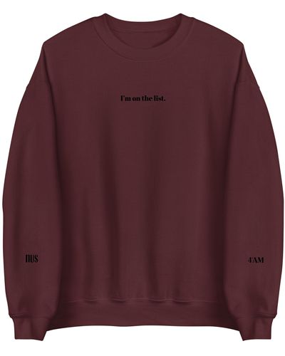 NUS On The List Sweatshirt - Purple