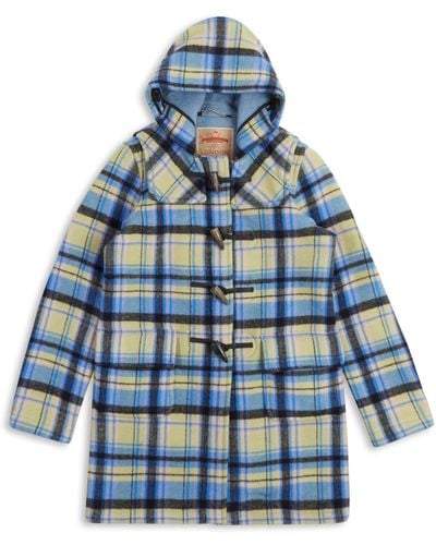 Burrows and Hare Water Repellent Duffle Coat - Blue