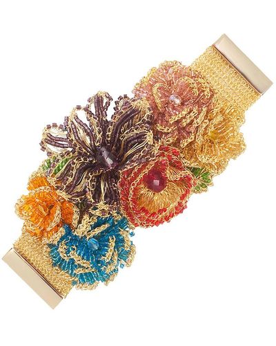 Lavish by Tricia Milaneze Multicolor Blossom Maxi Handmade Bracelet