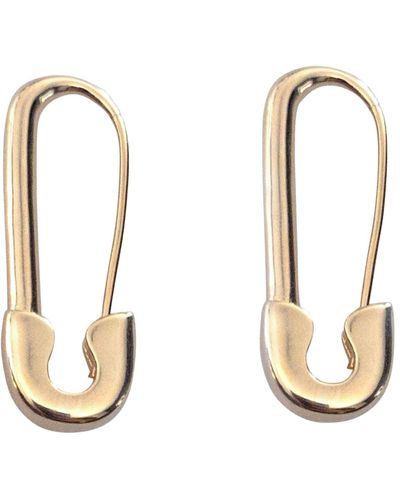 IN CAUDA VENENUM Pin Earrings - Metallic