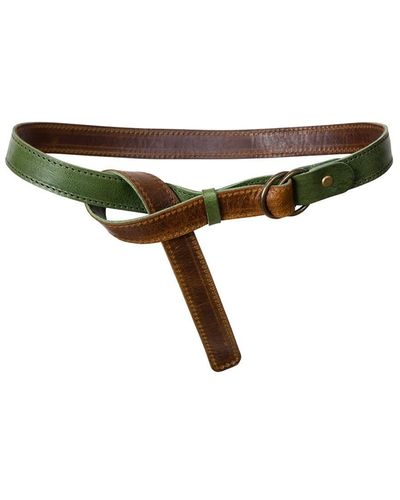 LA FEMME MIMI Double-sided Belt - Brown