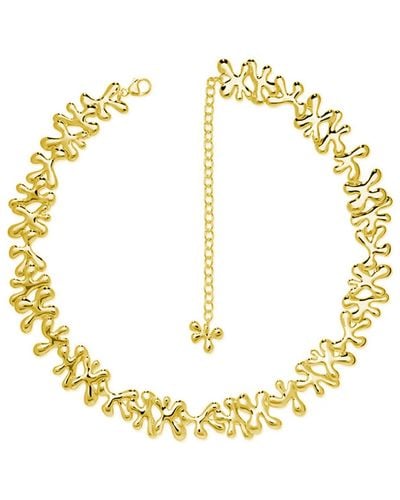 Lucy Quartermaine Continual Splash Necklace In Vermeil - Metallic